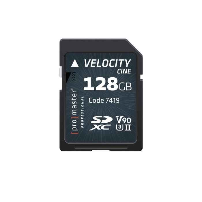 ProMaster SDXC Velocity CINE UHS-II V90 Memory Card