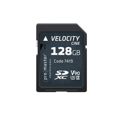 ProMaster SDXC Velocity CINE UHS-II V90 Memory Card