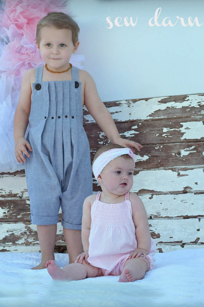 Pseudo Smock Romper Sewing Pattern