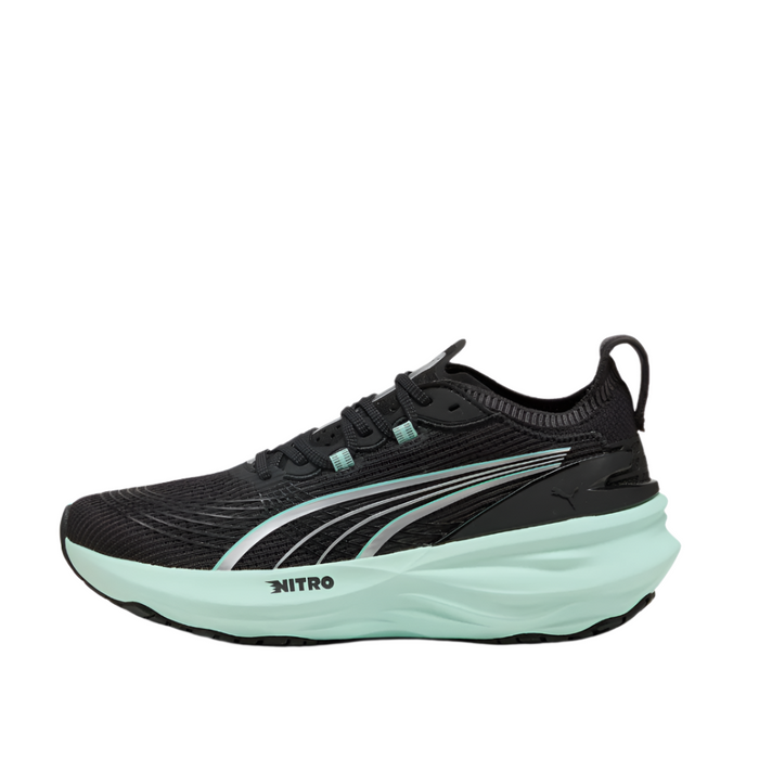 PUMA Women's Foreverun NITRO 2 Running Shoes in PUMA Black/Mint Melt AW25