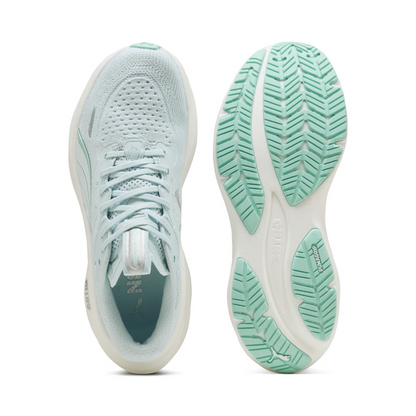 PUMA Women's Magnify NITRO 3 Running Shoes in Sea Glass/Mint Melt AW25