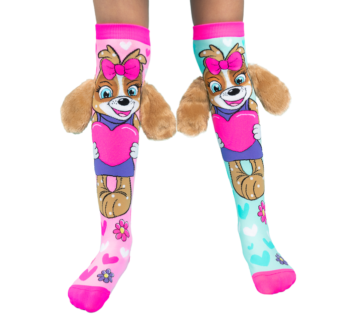 KIDS PUPPY LOVE SOCKS BY MADMIA
