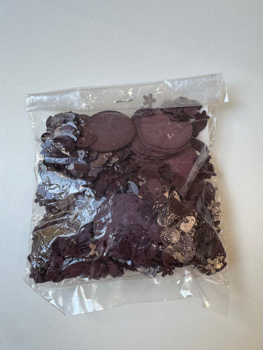 Purple Flower Mix Sequins 84g