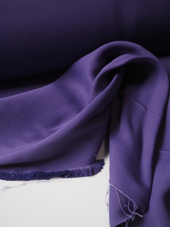 Purple Heavy Viscose Twill