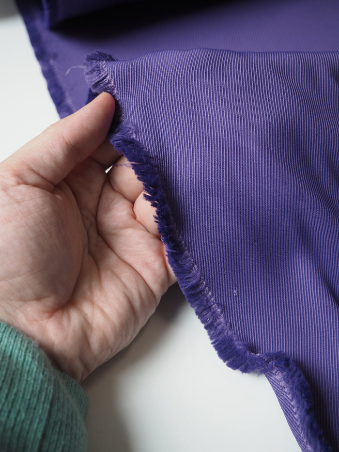 Purple Heavy Viscose Twill