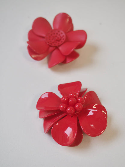 Red Flower Embellishment 55mm