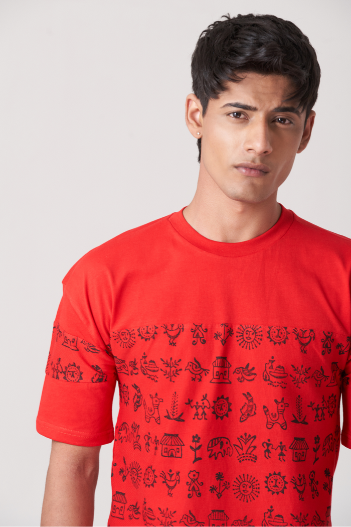 Red Iconic Style T-Shirt