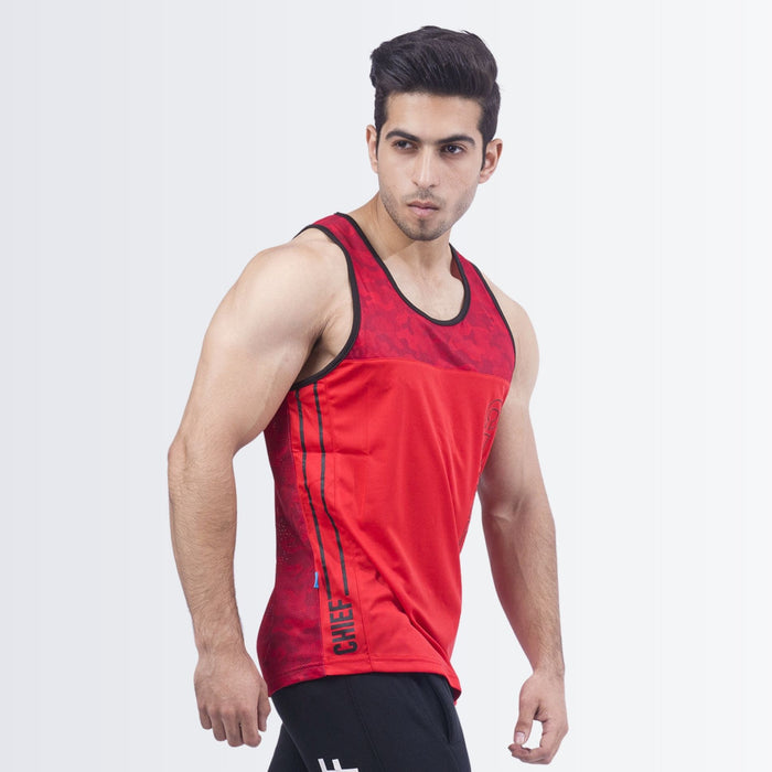 Red Stringer Vest