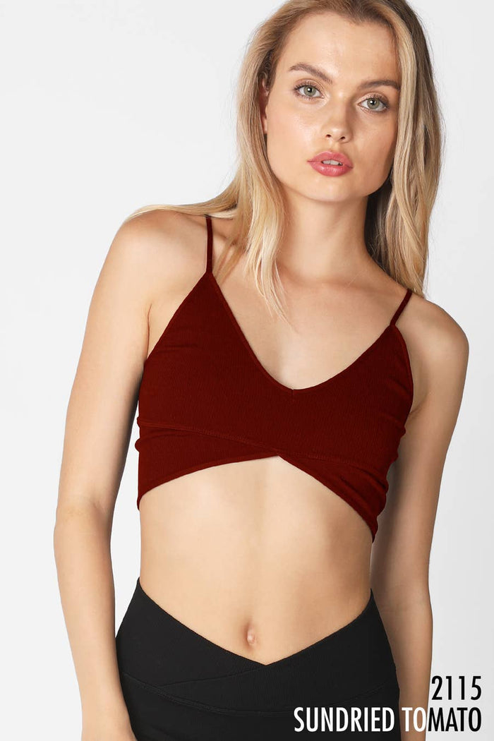 Ribbed Triangle Bralette