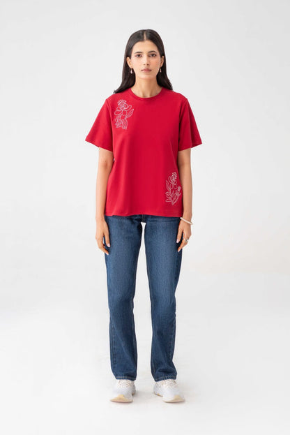 Rio Red Soft Tee – Women