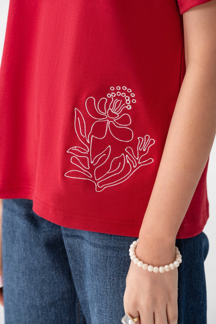 Rio Red Soft Tee – Women