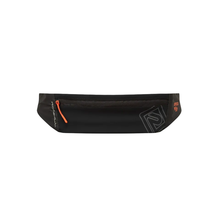 Ronhill Unisex Speed 90 Running Belt in Black/Ronhill Red SS26