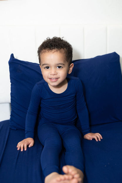 Royal Blue Long Sleeve PJ's - Jammie Session