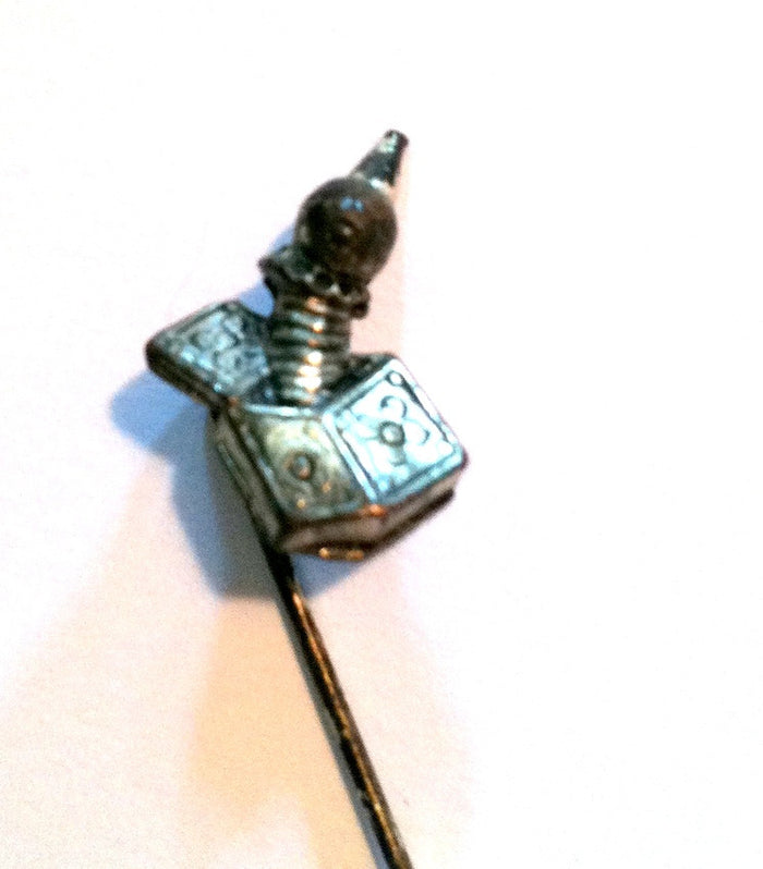 SALE Jack in the Box Toy Theme Stickpin circa 1960s
