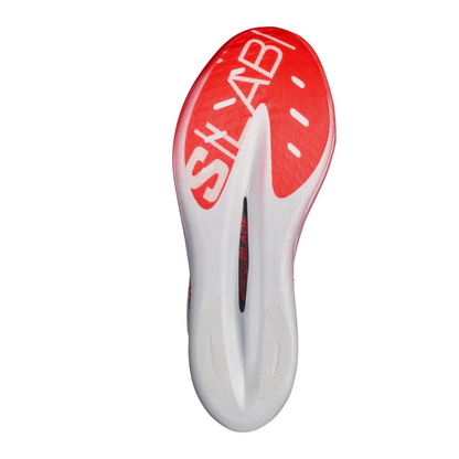 Salomon Unisex S/LAB Phantasm 3 Running Shoes in White/White/Fiery Red SS26