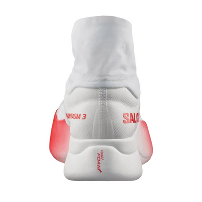 Salomon Unisex S/LAB Phantasm 3 Running Shoes in White/White/Fiery Red SS26