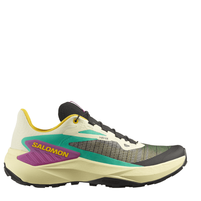 Salomon Shoes Salomon Men's Genesis Running Shoes in Transparent Yellow/Black/Willowherb AW25 - Up and Running