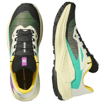 Salomon Shoes Salomon Men's Genesis Running Shoes in Transparent Yellow/Black/Willowherb AW25 - Up and Running