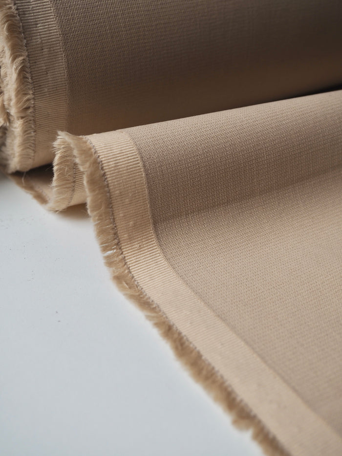 Sand Viscose Double Crepe