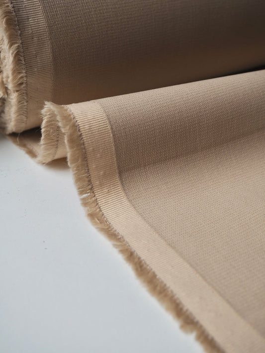 Sand Viscose Double Crepe
