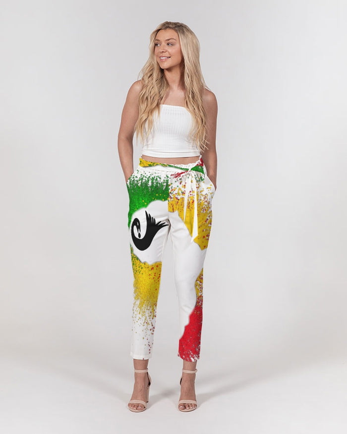 Sankofa Africa Women's Belted Tapered Pants