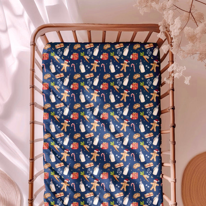 Santa‚Äôs Treats Crib Sheet - Jammie Session