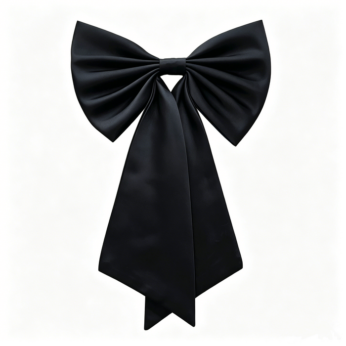 Satin Tails Detachable Bow for Wedding Halloween Christmas Tree