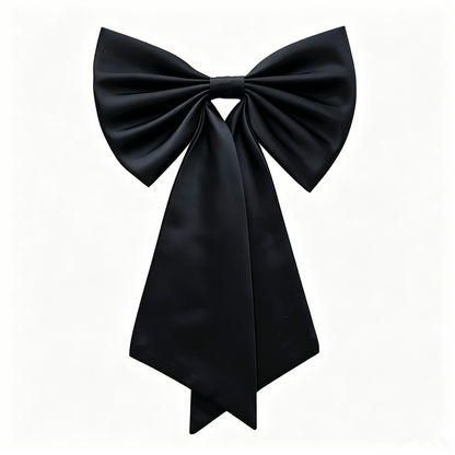 Satin Tails Detachable Bow for Wedding Halloween Christmas Tree