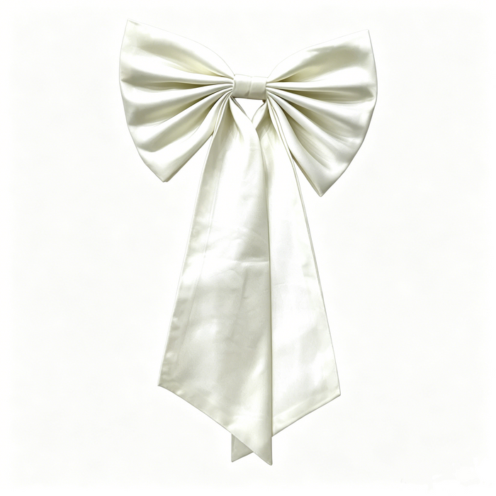 Satin Tails Detachable Bow for Wedding Halloween Christmas Tree