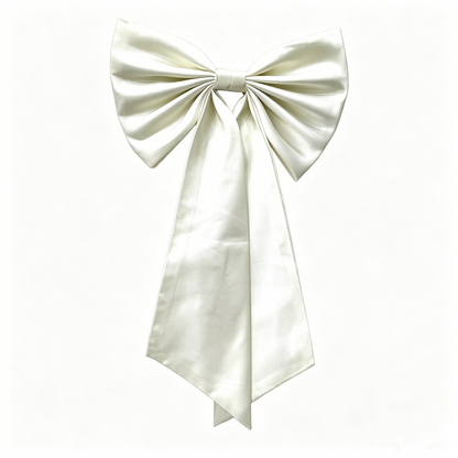 Satin Tails Detachable Bow for Wedding Halloween Christmas Tree