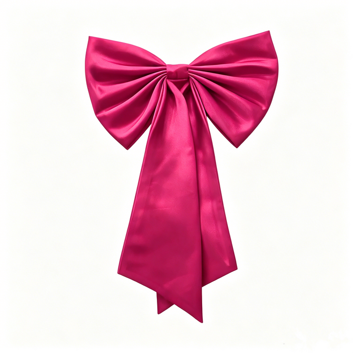 Satin Tails Detachable Bow for Wedding Halloween Christmas Tree