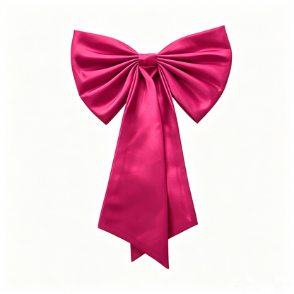 Satin Tails Detachable Bow for Wedding Halloween Christmas Tree