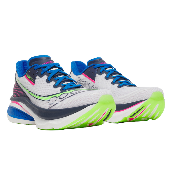 Saucony Men's Endorphin Azura Running Shoes in White/Navy SS26