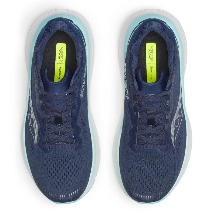 Saucony Women's Guide 19 Running Shoes in Navy/Aqua SS26