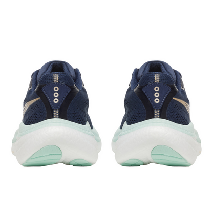 Saucony Women's Ride 19 Running Shoes in Navy/Aqua SS26