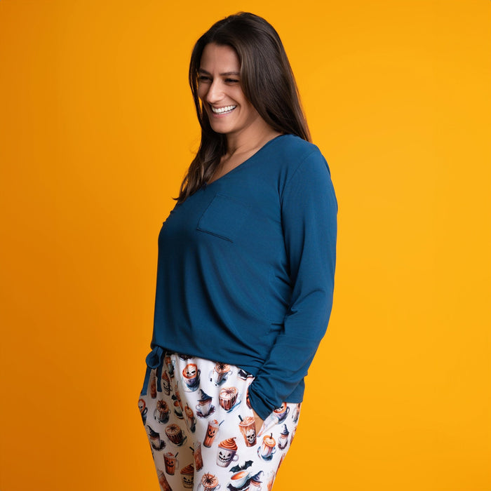 Scream & Sugar Women's Long Sleeve Shirt - Jammie Session