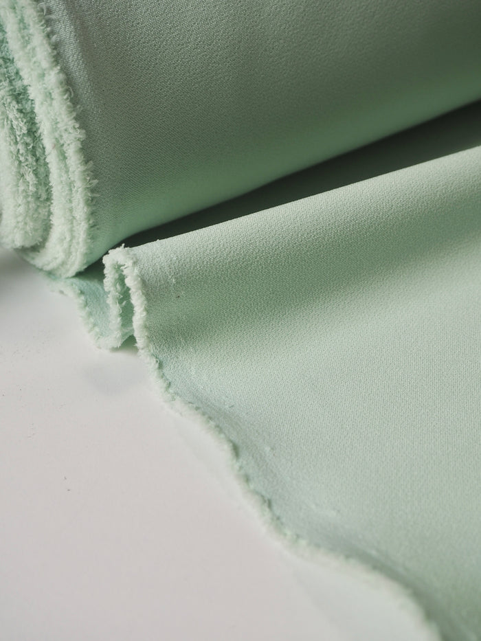 Seafoam Stretch Heavy Crepe