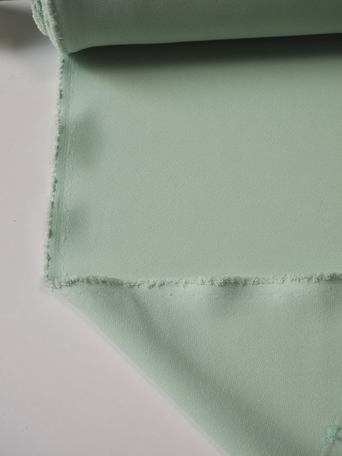 Seafoam Stretch Heavy Crepe