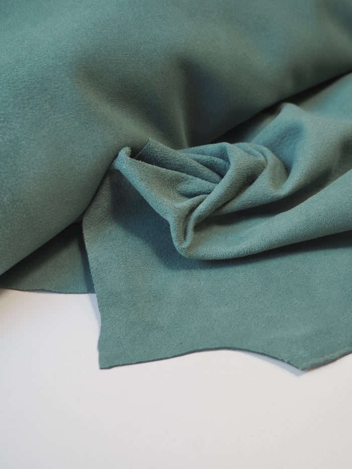 Seafoam Suede Lambskin