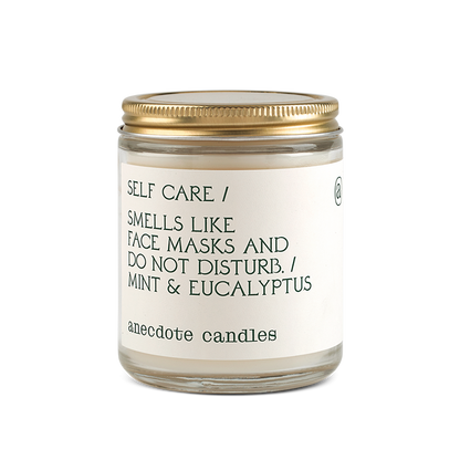 Self Care Candle ~ Mint & Eucalyptus