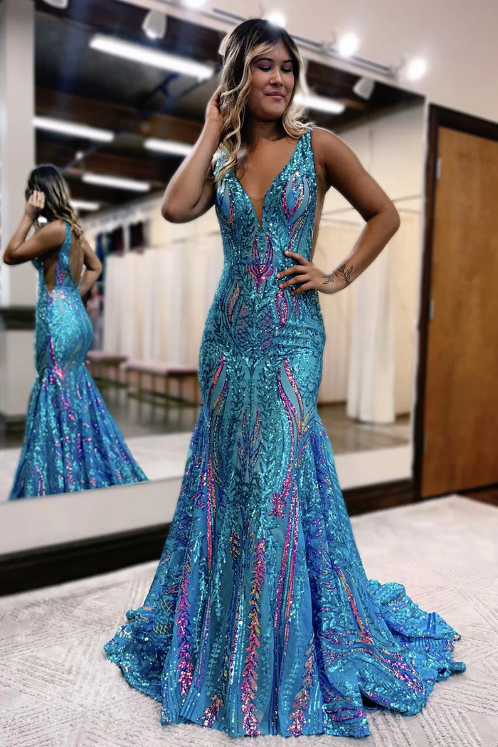 Sexy Sequin Prom Dress 2025 Mermaid