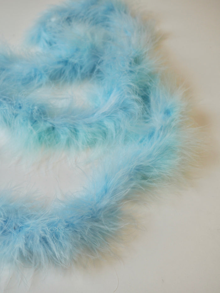 Sky Blue Marabou Feather Boa