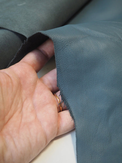 Slate Blue Napa Lambskin