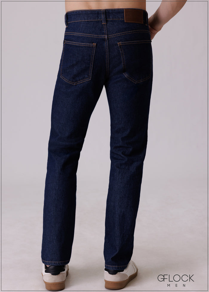 Slim Fit Dark-Wash Jean - Short Length - 110326D