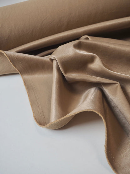Soft Gold Tumbled Satin