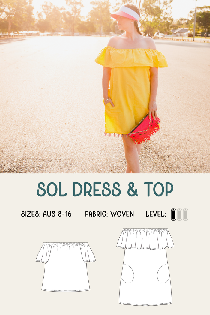Sol Dress & Top Sewing Pattern
