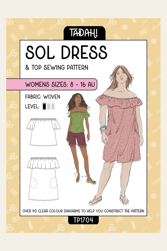 Sol Dress & Top Sewing Pattern