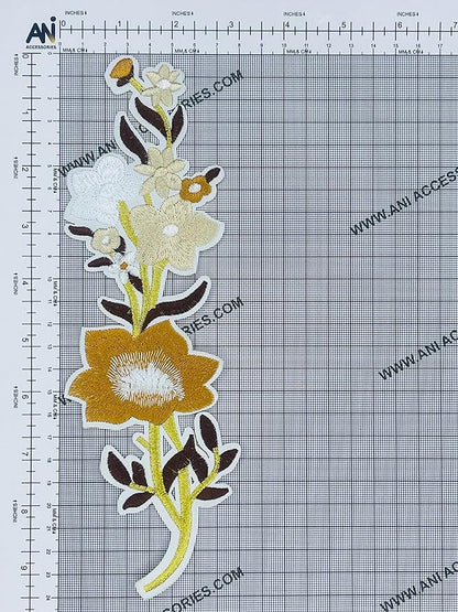 Spring Sunny Hot-Fix or Sew Patch