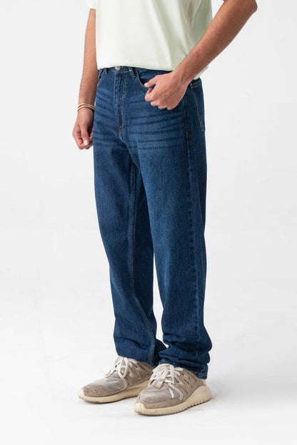Straight Leg Denim Jeans – Men