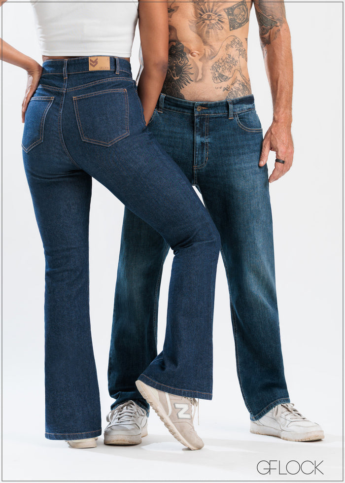 Straight Leg Jeans - Long Length - 250625